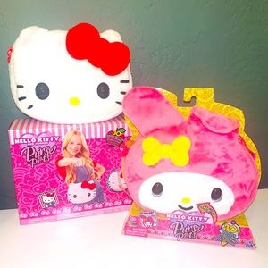 Hello Kitty &  Melody Purse Pets Handbag Bundle NEW